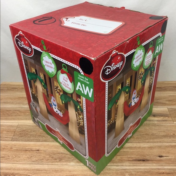 Olaf in Hammock Disney Christmas Inflatable decor - Picture 5 of 8